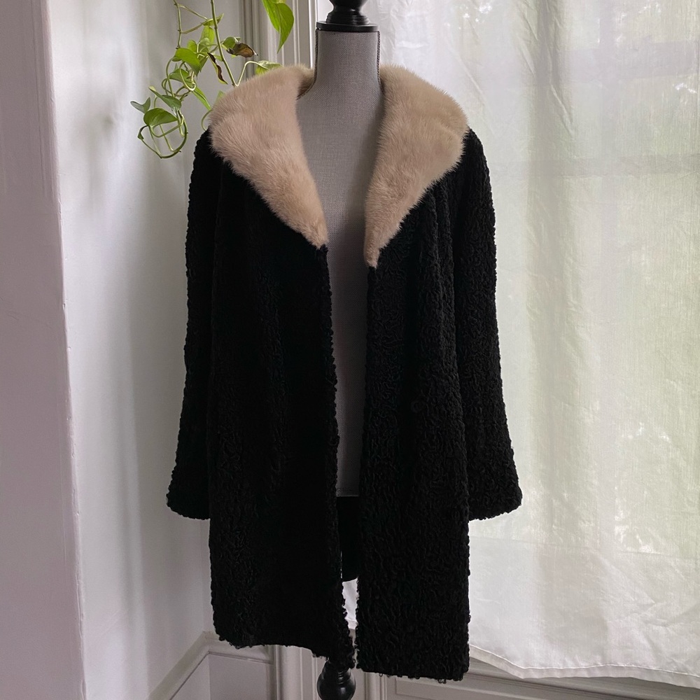 50’s Wincrest Fur Curly Lambswool coat